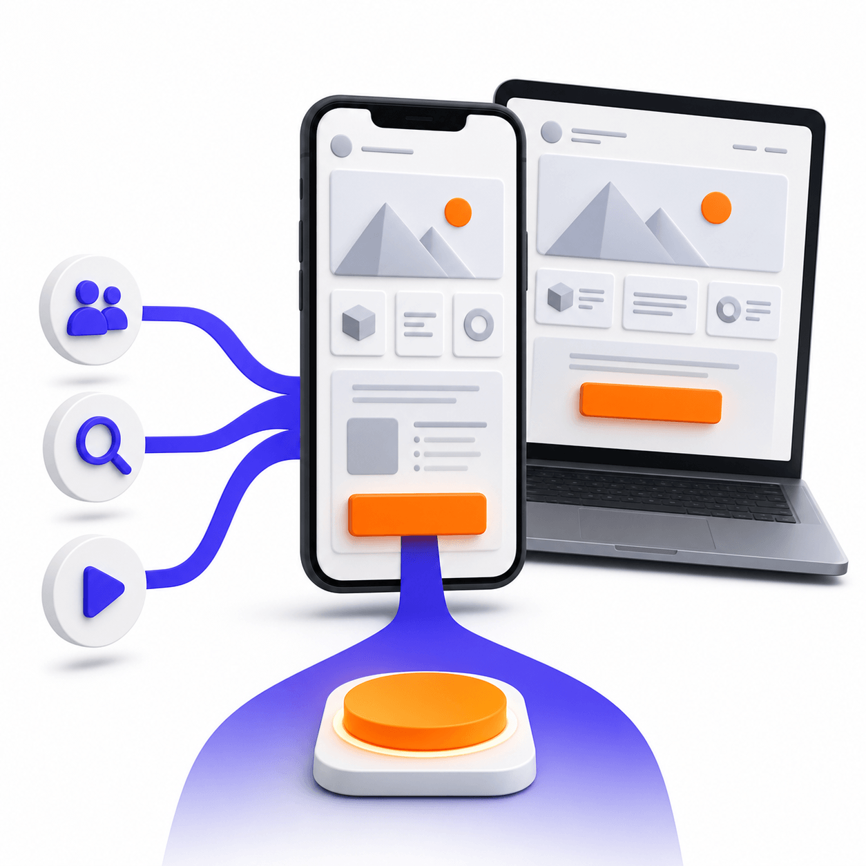 Landing pages for ads